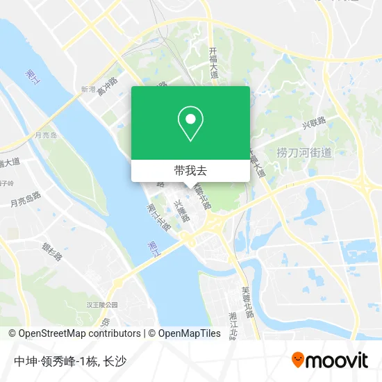 中坤·领秀峰-1栋地图