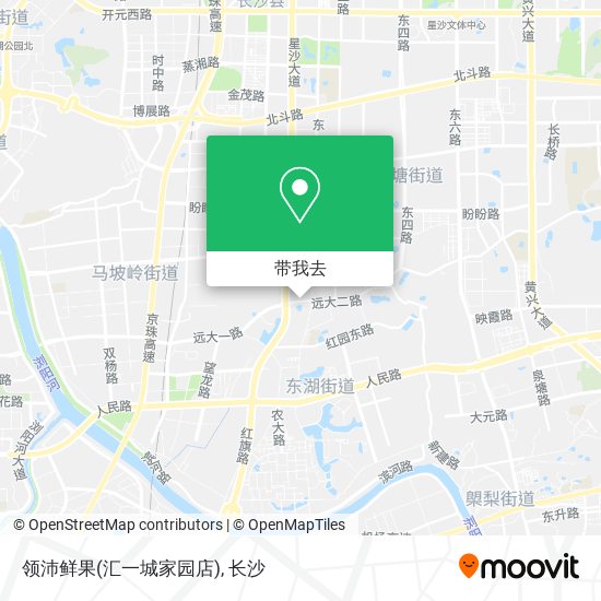 领沛鲜果(汇一城家园店)地图