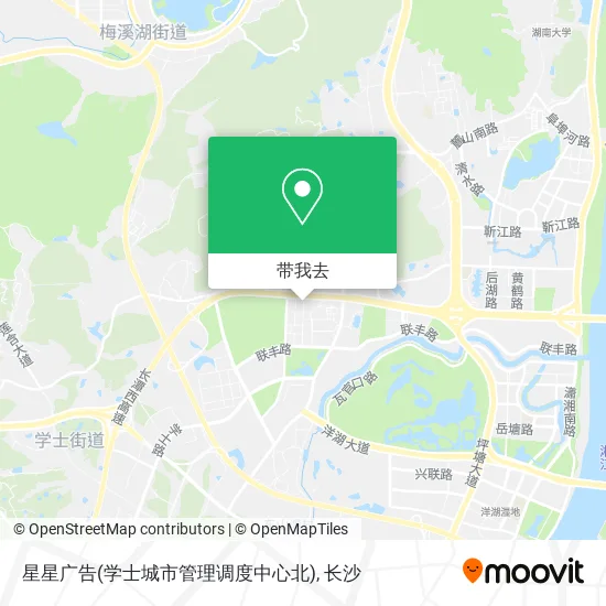 星星广告(学士城市管理调度中心北)地图
