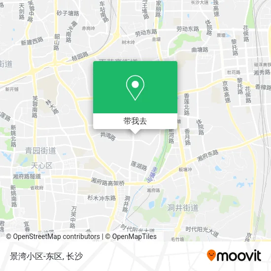 景湾小区-东区地图