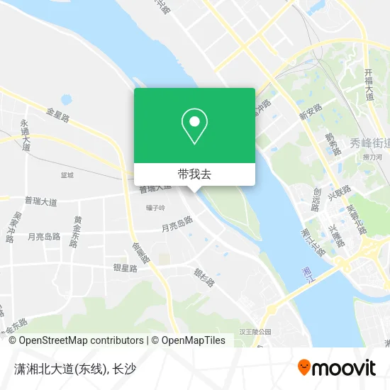 潇湘北大道(东线)地图
