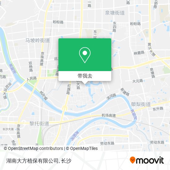 湖南大方植保有限公司地图