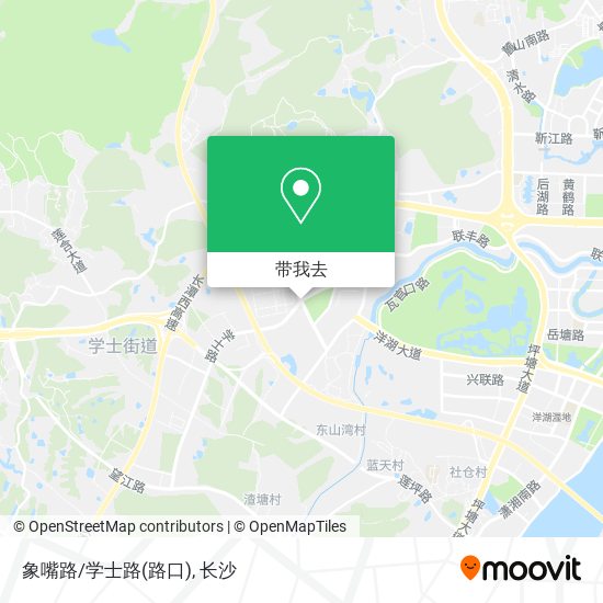 象嘴路/学士路(路口)地图