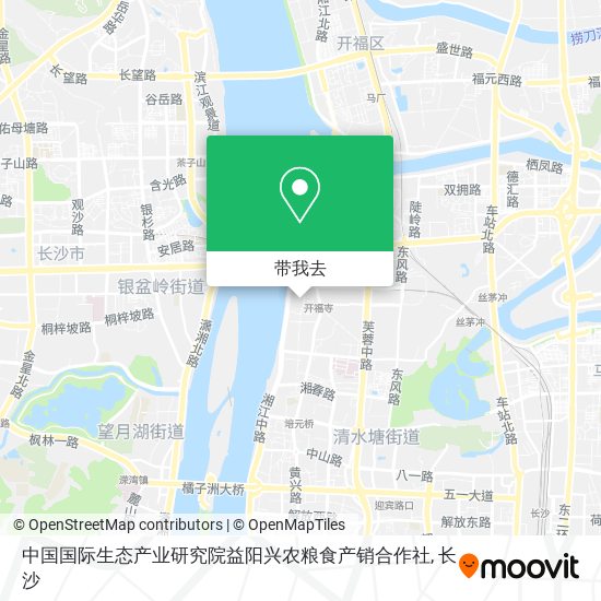 中国国际生态产业研究院益阳兴农粮食产销合作社地图