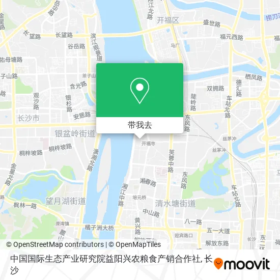 中国国际生态产业研究院益阳兴农粮食产销合作社地图