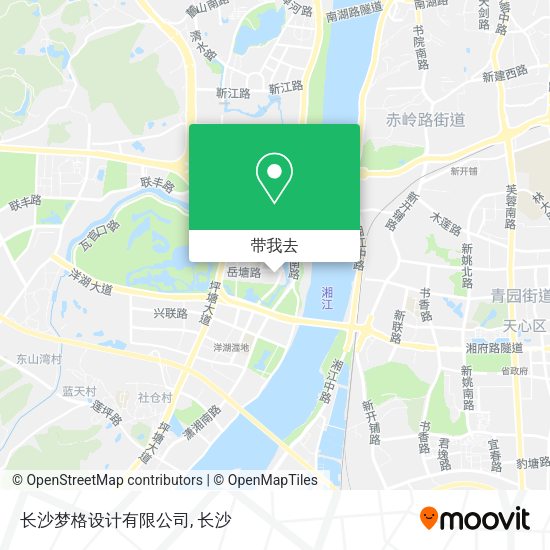 长沙梦格设计有限公司地图