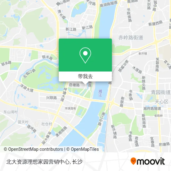 北大资源理想家园营销中心地图
