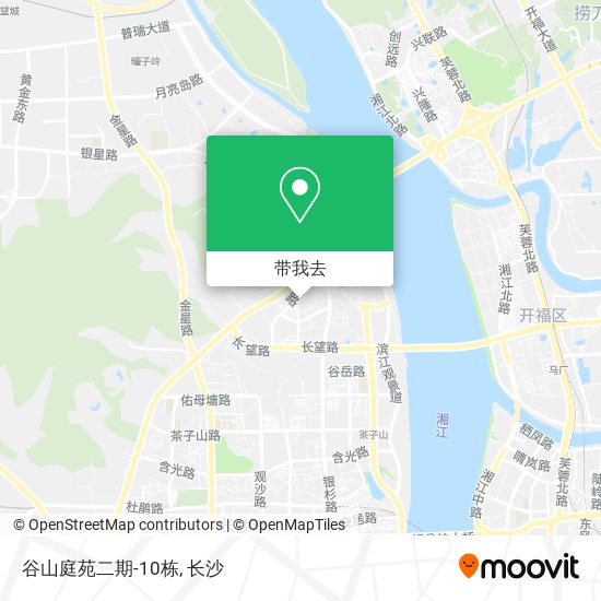 谷山庭苑二期-10栋地图