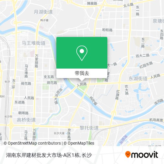 湖南东岸建材批发大市场-A区1栋地图