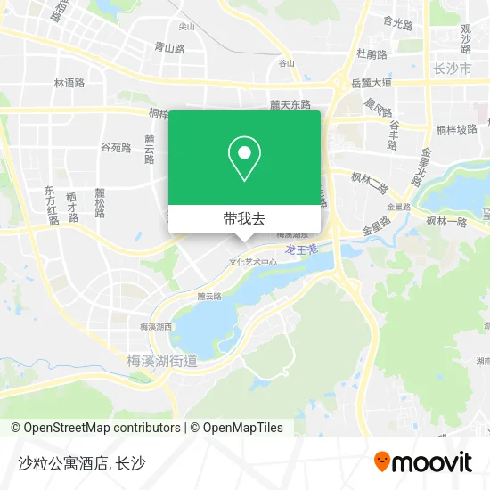 沙粒公寓酒店地图