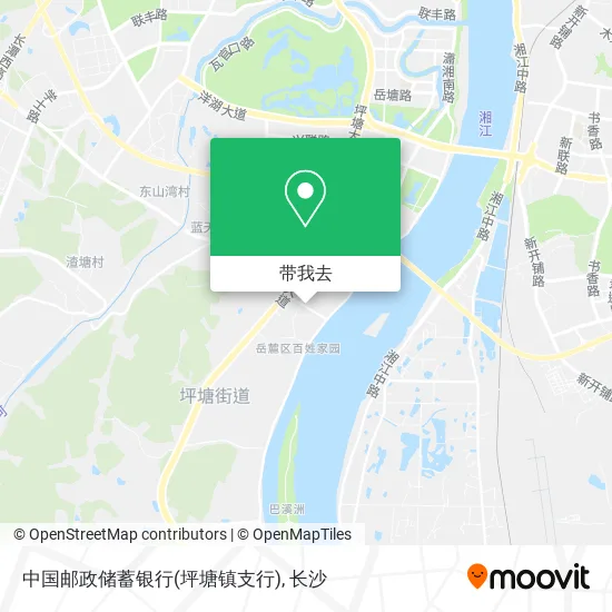 中国邮政储蓄银行(坪塘镇支行)地图