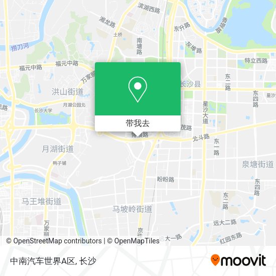 中南汽车世界A区地图