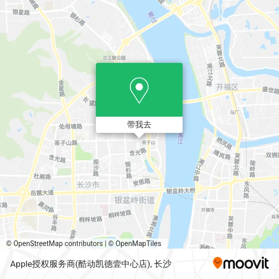 Apple授权服务商(酷动凯德壹中心店)地图