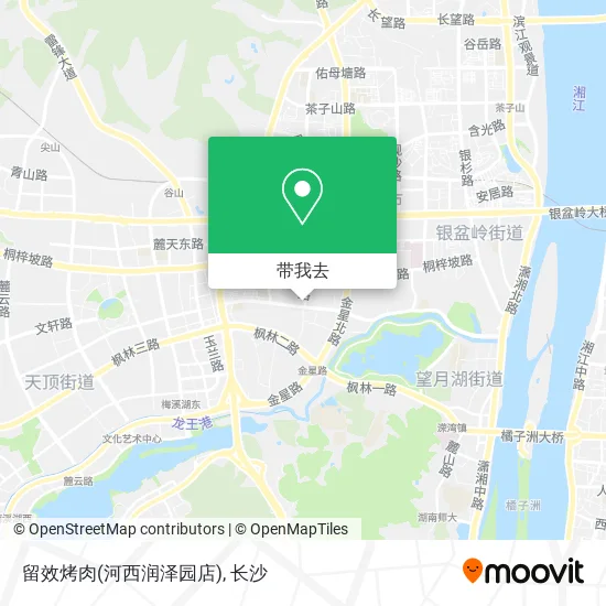 留效烤肉(河西润泽园店)地图
