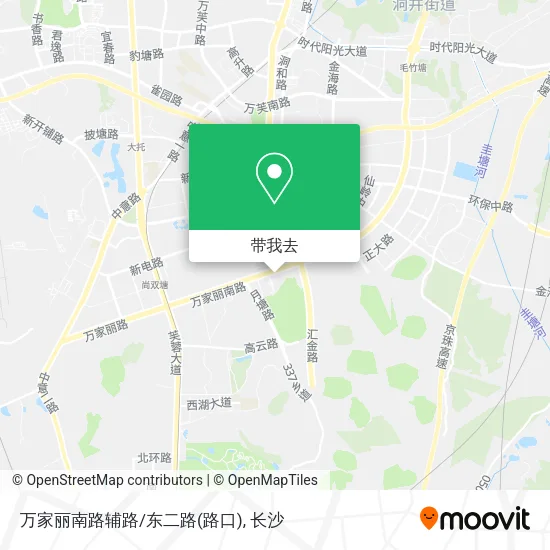 万家丽南路辅路/东二路(路口)地图