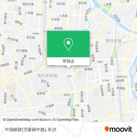 中国邮政(万家丽中路)地图