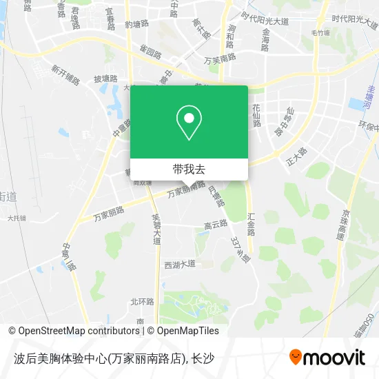 波后美胸体验中心(万家丽南路店)地图