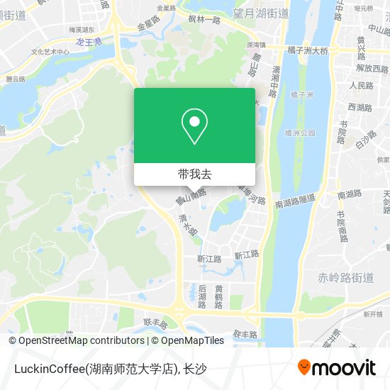 LuckinCoffee(湖南师范大学店)地图