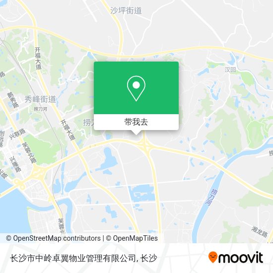 长沙市中岭卓翼物业管理有限公司地图