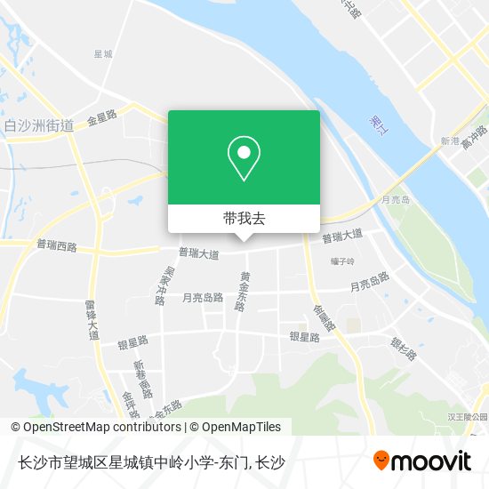 长沙市望城区星城镇中岭小学-东门地图