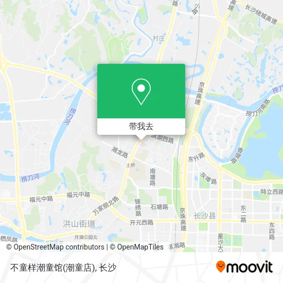 不童样潮童馆(潮童店)地图