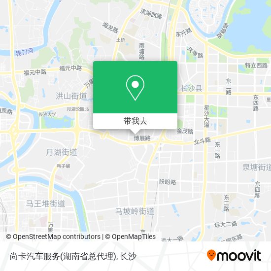 尚卡汽车服务(湖南省总代理)地图