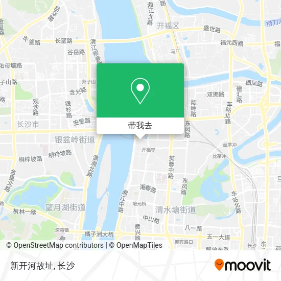 新开河故址地图