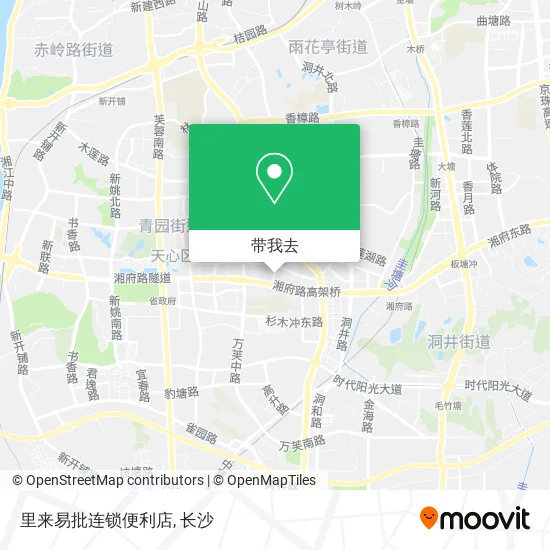 里来易批连锁便利店地图