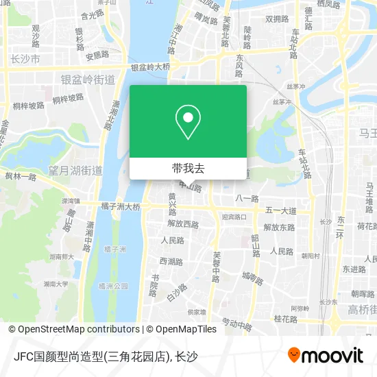 JFC国颜型尚造型(三角花园店)地图