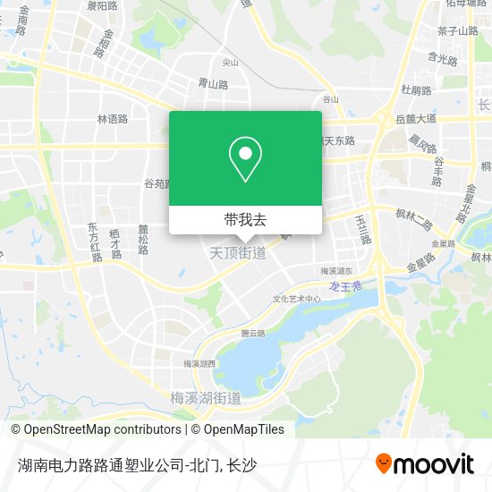 湖南电力路路通塑业公司-北门地图