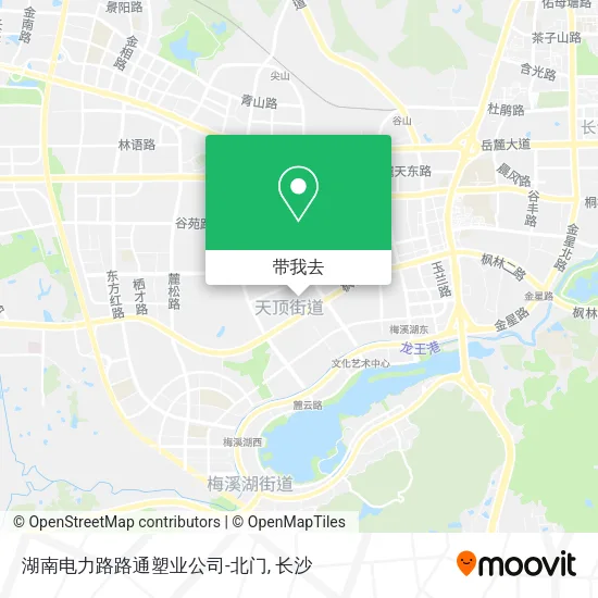 湖南电力路路通塑业公司-北门地图