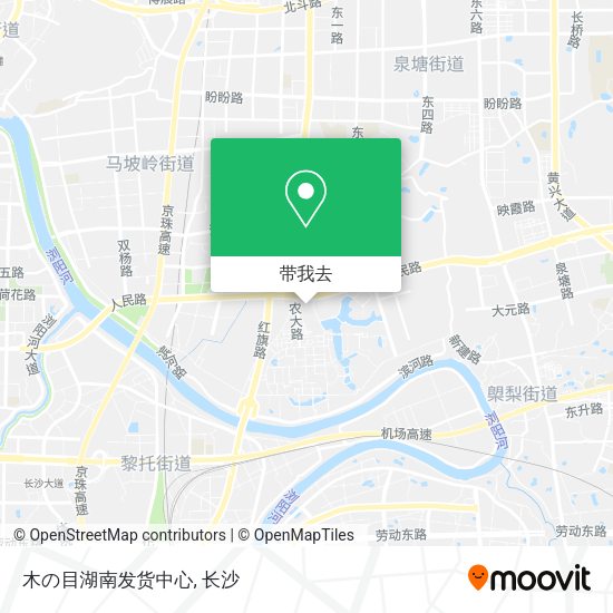 木の目湖南发货中心地图