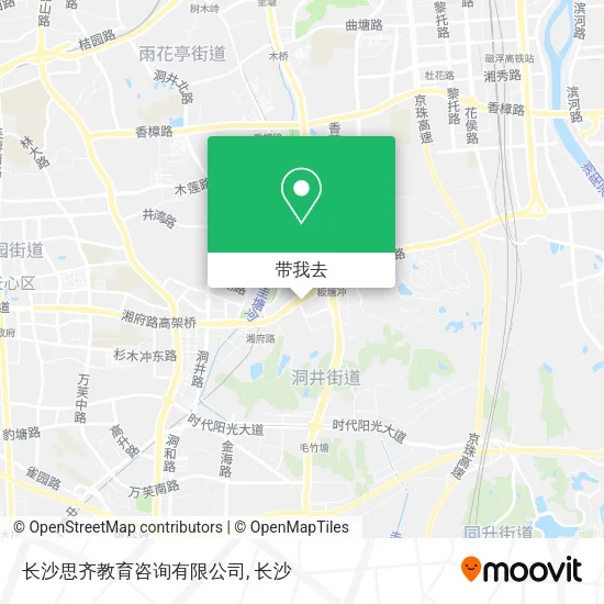 长沙思齐教育咨询有限公司地图