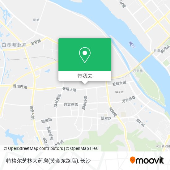 特格尔芝林大药房(黄金东路店)地图