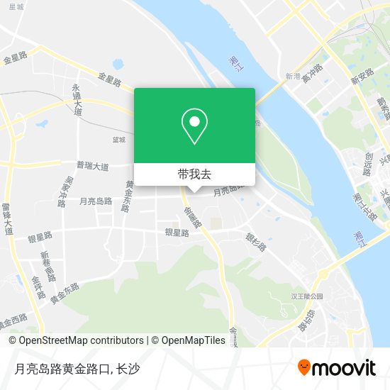月亮岛路黄金路口地图