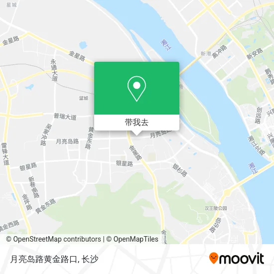 月亮岛路黄金路口地图