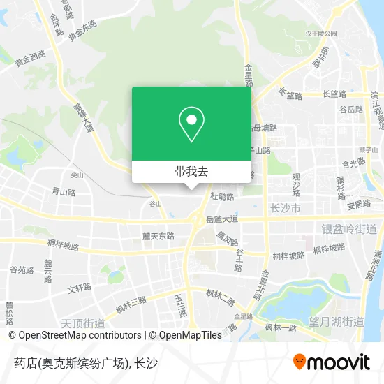 药店(奥克斯缤纷广场)地图