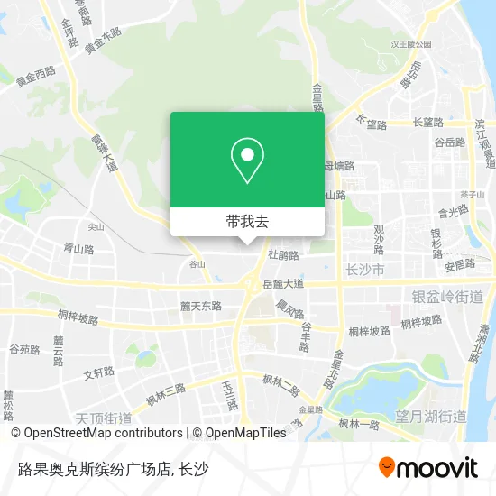 路果奥克斯缤纷广场店地图