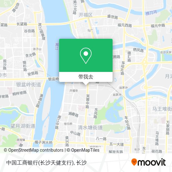 中国工商银行(长沙天健支行)地图
