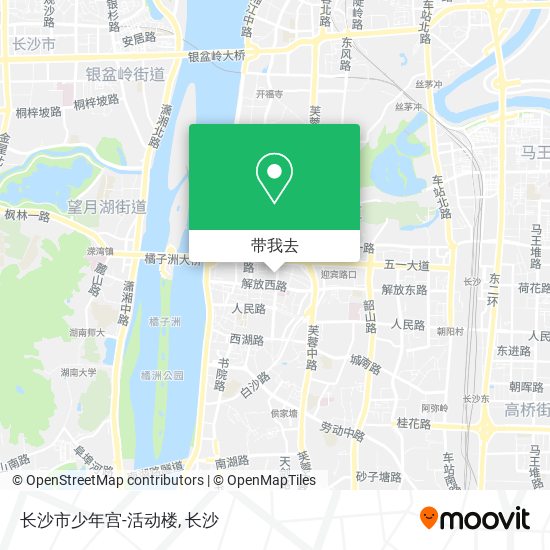 长沙市少年宫-活动楼地图
