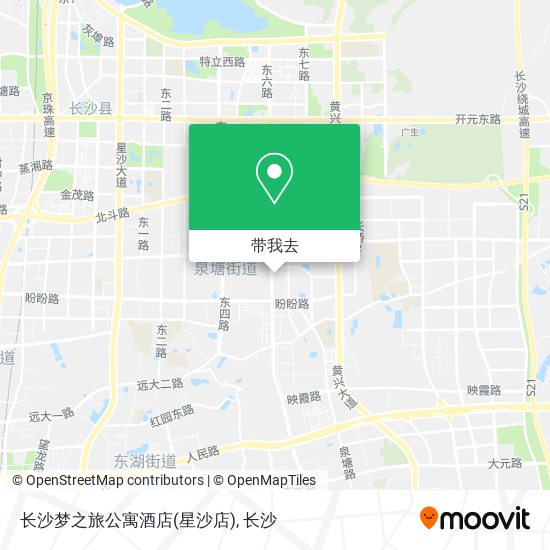 长沙梦之旅公寓酒店(星沙店)地图