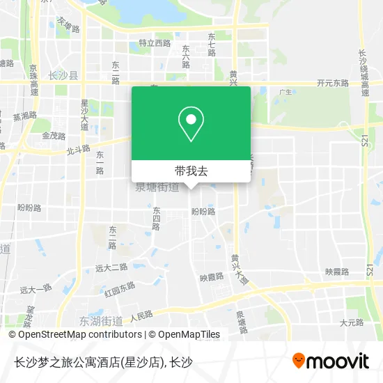 长沙梦之旅公寓酒店(星沙店)地图