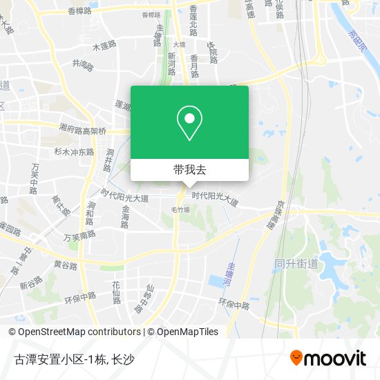 古潭安置小区-1栋地图