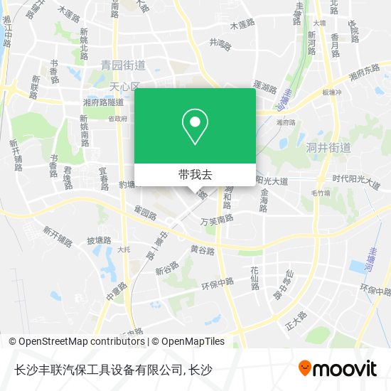 长沙丰联汽保工具设备有限公司地图