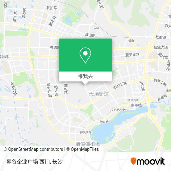 麓谷企业广场-西门地图