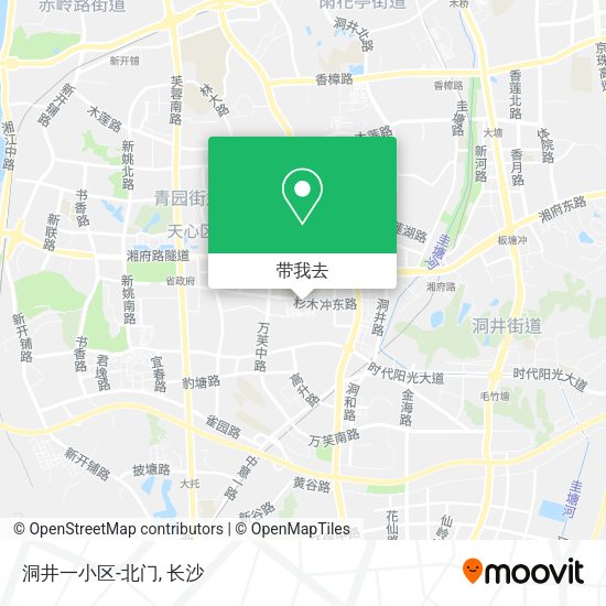 洞井一小区-北门地图