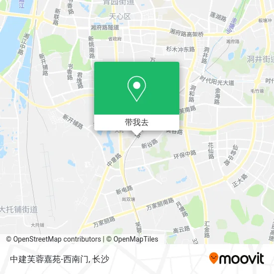 中建芙蓉嘉苑-西南门地图