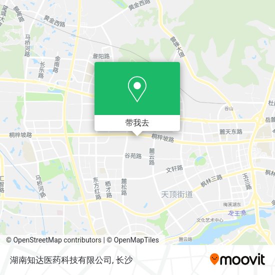 湖南知达医药科技有限公司地图