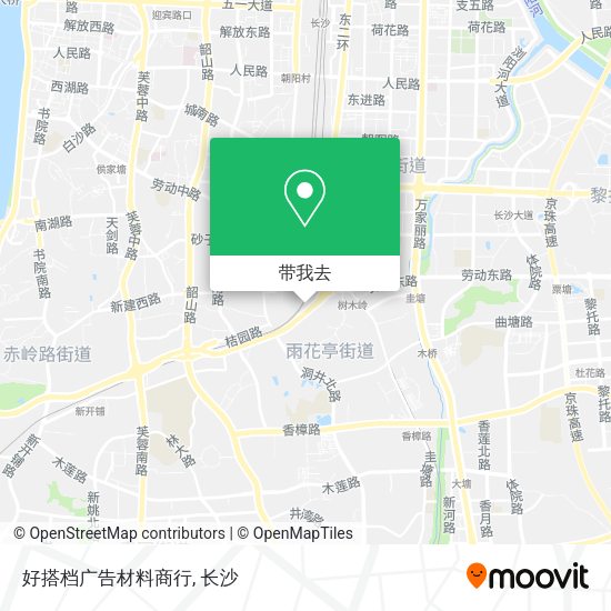 好搭档广告材料商行地图