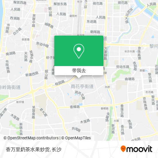 香万里奶茶水果炒货地图